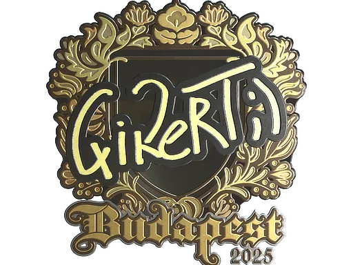Sticker | qikert (Gold) | Budapest 2025