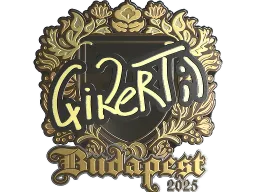 Sticker | qikert (Gold) | Budapest 2025