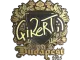 Sticker | qikert (Gold) | Budapest 2025 CS2 skin