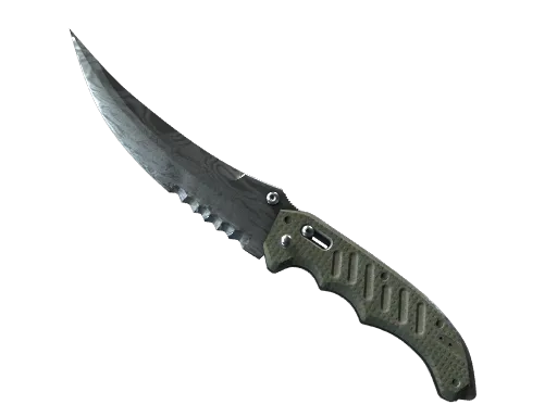 ★ Flip Knife | Damascus Steel (Well-Worn)