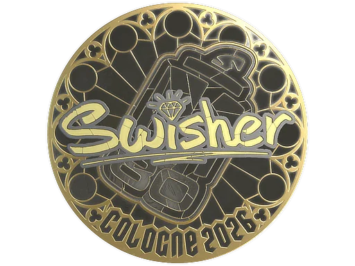 Sticker | Swisher (Gold) | Cologne 2026