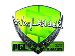Sticker | wayLander (Foil) | Krakow 2017
