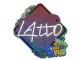 Sticker | latto (Glitter) | Rio 2022