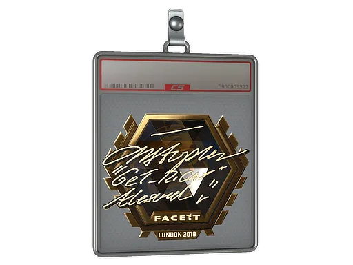 Sticker Slab | GeT_RiGhT (Gold) | London 2018
