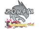 Sticker | zont1x (Glitter) | Shanghai 2024 CS2 skin