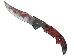 ★ Falchion Knife | Crimson Web (Battle-Scarred)