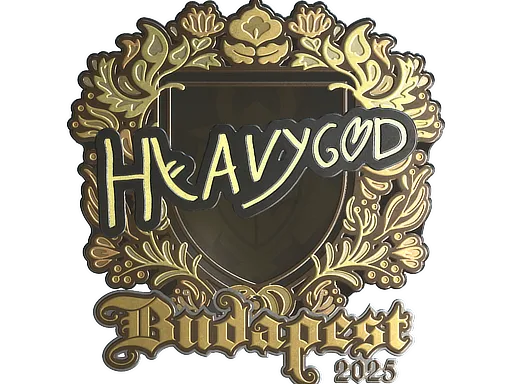 Sticker | Heavygod (Gold) | Budapest 2025