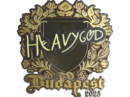 Sticker | Heavygod (Gold) | Budapest 2025