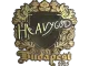 Sticker | Heavygod (Gold) | Budapest 2025 CS2 skin