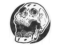 Sealed Graffiti | Rising Skull