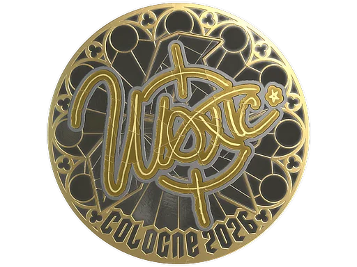 Sticker | woxic (Gold) | Cologne 2026