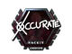 Sticker | xccurate | London 2018 CS2 skin