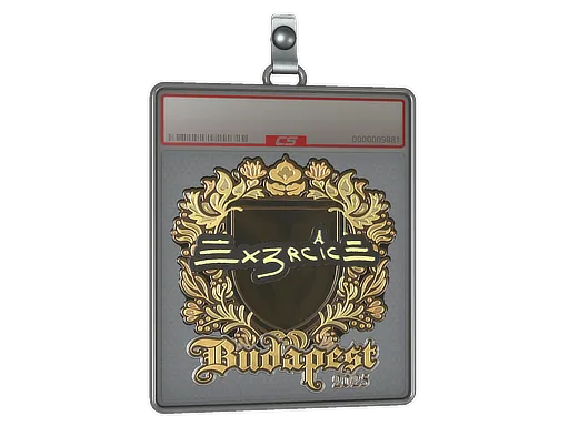 Sticker Slab | Ex3rcice (Gold) | Budapest 2025