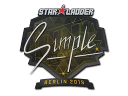 Sticker | s1mple | Berlin 2019 CS2 skin