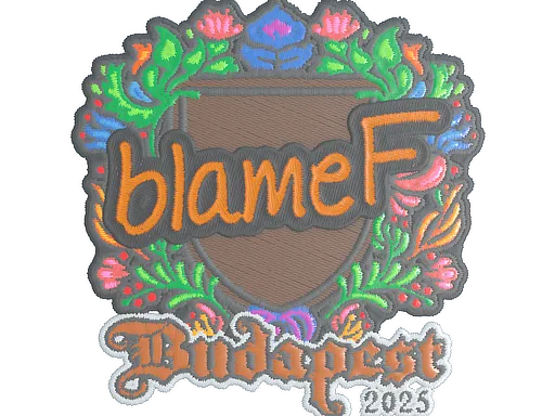 Sticker | blameF (Embroidered) | Budapest 2025