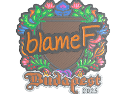 Sticker | blameF (Embroidered) | Budapest 2025