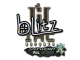 Sticker | bLitz (Glitter) | Antwerp 2022