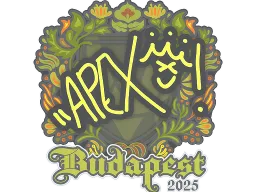 Sticker | apEX | Budapest 2025