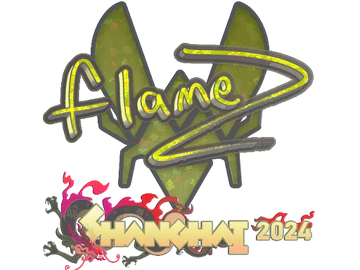 Sticker | FlameZ (Glitter) | Shanghai 2024