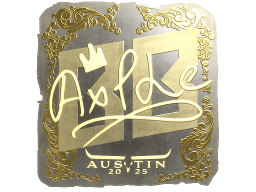 Sticker | Ax1Le (Gold) | Austin 2025