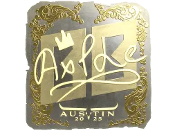 Sticker | Ax1Le (Gold) | Austin 2025