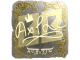 Sticker | Ax1Le (Gold) | Austin 2025