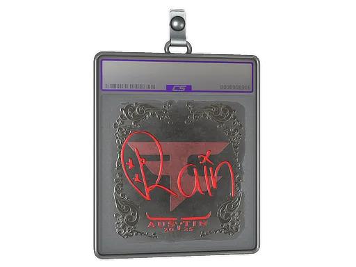 Sticker Slab | rain (Foil) | Austin 2025