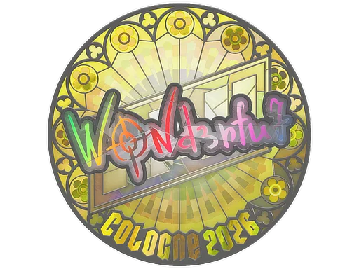 Sticker | w0nderful (Holo) | Cologne 2026