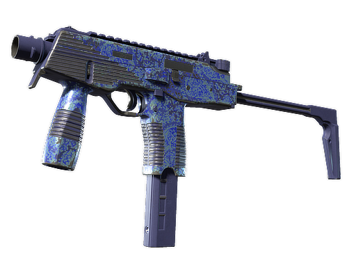 MP9 | Cobalt Paisley (Well-Worn)