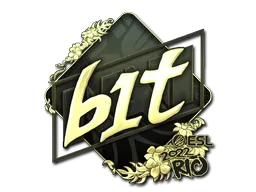 Sticker | b1t (Gold) | Rio 2022