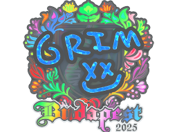 Sticker | Grim (Holo) | Budapest 2025