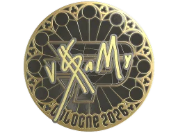 Sticker | v$m (Gold) | Cologne 2026
