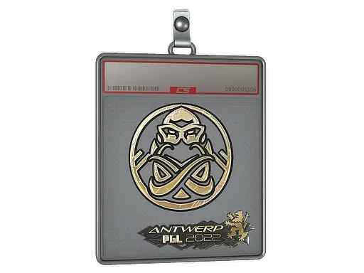 Sticker Slab | ENCE (Gold) | Antwerp 2022