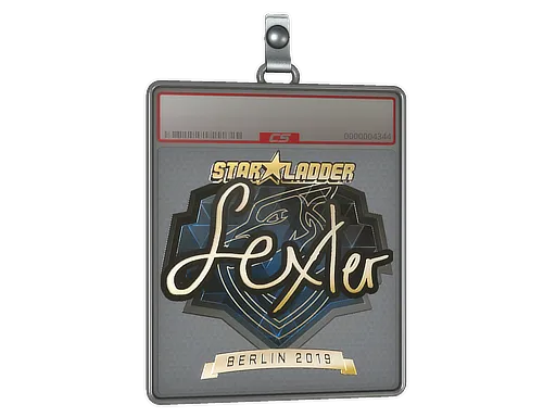 Sticker Slab | dexter (Gold) | Berlin 2019