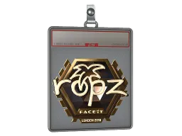 Sticker Slab | ropz (Gold) | London 2018