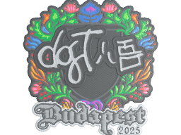 Sticker | dgt (Embroidered) | Budapest 2025