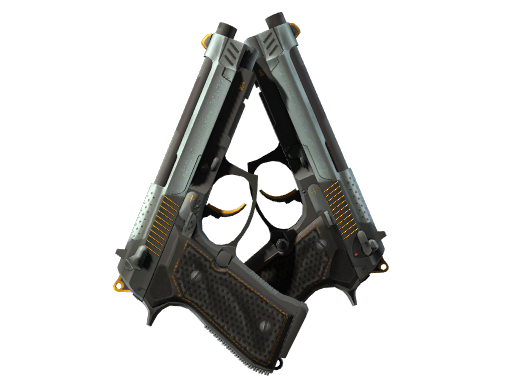 StatTrak™ Dual Berettas | Ventilators (Factory New)