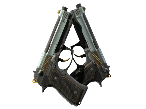 StatTrak™ Dual Berettas | Ventilators (Factory New)