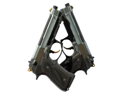 StatTrak™ Dual Berettas | Ventilators (Factory New)