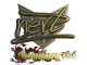 Sticker | NertZ (Gold) | Shanghai 2024