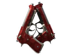 StatTrak™ Dual Berettas | Hemoglobin (Factory New)