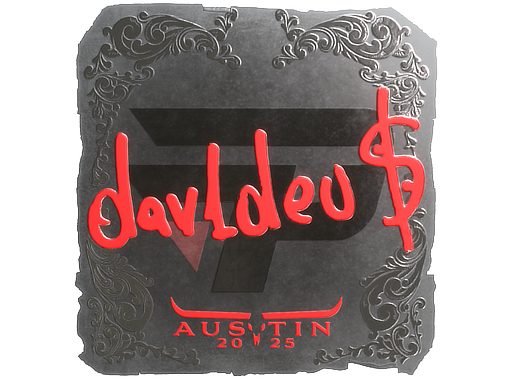 Sticker | dav1deuS (Foil) | Austin 2025