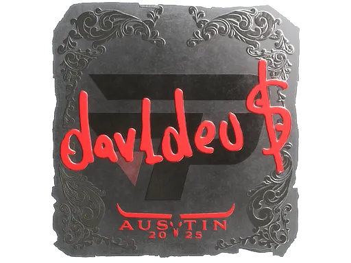 Sticker | dav1deuS (Foil) | Austin 2025
