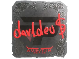Sticker | dav1deuS (Foil) | Austin 2025
