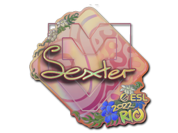Sticker | dexter (Holo) | Rio 2022