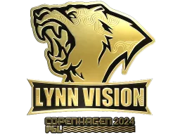 Sticker | Lynn Vision (Gold) | Copenhagen 2024