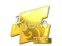 Sticker | RUBINO (Gold) | Atlanta 2017