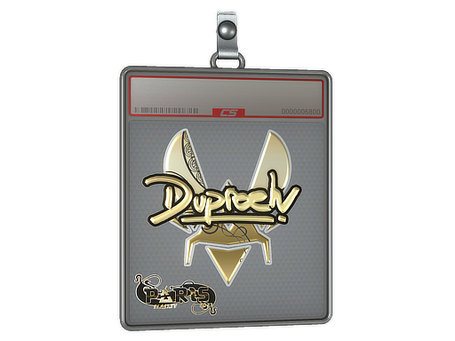 Sticker Slab | dupreeh (Gold) | Paris 2023