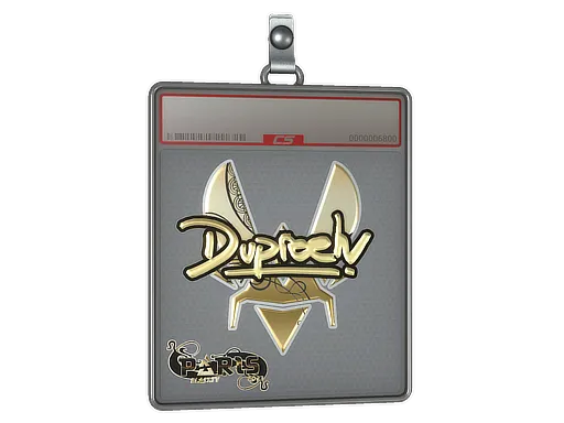 Sticker Slab | dupreeh (Gold) | Paris 2023
