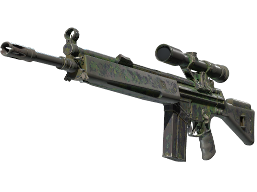 Souvenir G3SG1 | Jungle Dashed (Battle-Scarred)